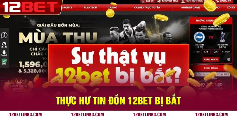 Thực hư tin đồn về vụ 12bet bị bắt